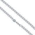wholesale 925 Sterling Silver Green Cubic Zirconia Tennis Chain Necklace For Women-0-15