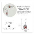 wholesale 925 Sterling Silver Tree Of Life Drop Earrings Wholesale With Green Stone-0-76