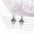 wholesale 925 Sterling Silver Spider Sword Drop Dangle Earrings Norse Viking s for Women Girls-0-3