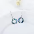 TOUPOP Sterling Silver Crystal Stethoscope Dangle Earrings Nurse Gifts-0-4