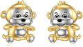 wholesale 925 Sterling Silver Monkey Stud Earrings - Cute Animal  for Women-0-0