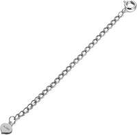 wholesale 14K Gold 3 Adjustable Chain Extender for Necklace Bracelet-White Gold gold cable chain extender