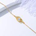 wholesale 14K Gold Diamond Accent Infinity Chain Bracelet for Women Valentines Gifts-0-3