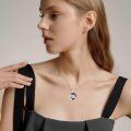 TOUPOP Sterling Silver Crystal Unicorn Pendant Necklace-0-6