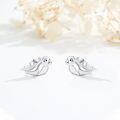 wholesale 925 Sterling Silver Seal Stud Earrings Sea Animal Jewelry for Women Girls Gift 48x36mm-0-2