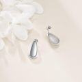 wholesale 925 Sterling Silver Tear Drop Stud Earrings for Women Minimalist Waterdrop Earings Gifts-0-3
