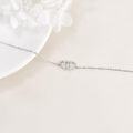 wholesale 925 Sterling Silver Heart Interlock Adjustable Bracelet s for Women and Girls-0-4