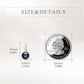 wholesale 14k Gold Black Pearl Drop Earrings With Cubic Zirconia Hook For Women-0-4