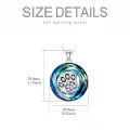 TOUPOP Sterling Silver Crystal Dog Cat Paw Print Necklace Gift-0-6