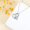 wholesale 925 Sterling Silver Hippo Love You Forever Pendant Necklaces Gifts for Women-0-1