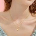 wholesale Gold 925 Sterling Silver Austrian Crystal Honeycomb & Bee Pendant Necklace for Women/Mom-0-1