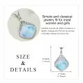 wholesale 925 Sterling Silver Moonstone Lapis Larimar Moss Agate Teardrop Filigree Pendant-0-13