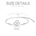 wholesale 925 Sterling Silver Crystal Ballerina Bracelet Wholesale - Austrian Dancing Girl Jewelry-0-4