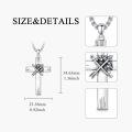 wholesale Sterling Silver Cross Pendant Necklace for Women Men Religious Jewelry Gift for Christmas Birthday Mothers Day-0-3