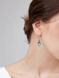 wholesale 925 Sterling Silver Blue Moonstone Bohemian Drop Earrings for Women-0-2