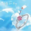 TOUPOP Sterling Silver Heart Rings Infinity Love Promise Jewelry Gifts For Women-0-1