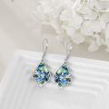 wholesale 925 Sterling Silver Abalone Dragonfly Drop Earrings-0-2