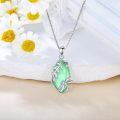 wholesale 925 Sterling Silver Pendant With Blue Turquoise Dragonfly Design-0-2