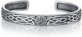 wholesale 925 Sterling Silver Celtic Knot Bracelet for Men-0-0
