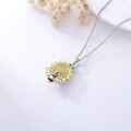 wholesale 925 Sterling Silver Sunflower Moon Hummingbird Turtle Cremation Urn Necklace for Ashes-0-2