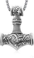 wholesale 925 Sterling Silver  Viking Thors Hammer Pendant Norse Jewelry for Men Women -0-0