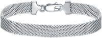 wholesale Sterling Silver Mesh Chain Bracelet – Classic Italian Style, Hypoallergenic, Gift Boxed-A-Wide