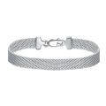 wholesale 925 Sterling Silver Mesh Bracelet With Lobster Clasp-0-0