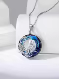 TOUPOP Sterling Silver Crystal Dragonfly Necklace Gift for Women-0-1