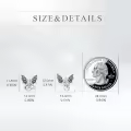 wholesale 925 Sterling Silver Dragon Studs Gothic Style Halloween Jewelry for Women-0-2
