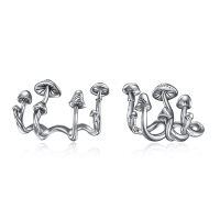wholesale 925 Sterling Silver Mushroom Earrings-mushroom