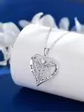 TOUPOP Sterling Silver Stone Caduceus RN Nurse Graduation Christmas Jewelry Gifts-0-3