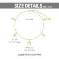 wholesale 14k Gold Cross Charm Bracelet-0-5