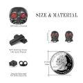 wholesale 925 Sterling Silver Red Eye Skull Stud Earrings - Gothic Jewelry for Women & Men-0-4