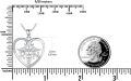 wholesale 925 Sterling Silver Heart Caduceus RN Stethoscope Pendant Necklace for Women-0-4