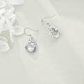 wholesale 925 Sterling Silver Cup and Dragon Charm Drop Earrings for Women-0-3