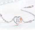wholesale 925 Sterling Silver 18th Birthday Gifts for Women Daughter Wife Mom Heart Rose Flower Adjustable Bracelet-0-3