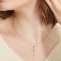 wholesale 925 Sterling Silver Cross Pendant Necklace with Faith Hope Love Inscription - Perfect Gift for Her or Him-0-1