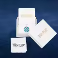 TOUPOP Sterling Silver Crystal Birthstone Compass I'd Be Lost Without You Pendant Necklace-0-2