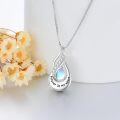 wholesale Sterling Silver Moonstone Opal Turquoise Larimar Black Onyx Cremation Jewelry for Ashes-0-2