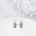 wholesale 925 Sterling Silver Mushroom Dangle Earrings-0-5