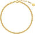 wholesale 18K Gold Solid 18KT Yellow Gold Bismark Link Ankle Anklet w 2 Extender 4 10 -0-0