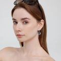 wholesale 925 Sterling Silver Cat And Moonstone Earrings-0-2