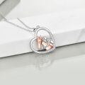 wholesale TOUPOP Horse Necklace 925 Sterling Silver Horse Jewelry -0-3