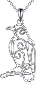 wholesale 925 Sterling Silver Bird Filigree Pendant Necklace Dove Cardinal Hummingbird Phoenix Raven Women s Mother s Day Gift-0-1