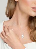 wholesale 925 Sterling Silver Daffodil Teardrop Pendant-0-3