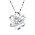 wholesale 925 Sterling Silver Infinity Zircon Pendant-0-0