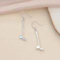 wholesale 925 Sterling Silver Sports Theme Golf Club Shape Moonstone Dangle Drop Earrings for Women Gift Ideas-0-1