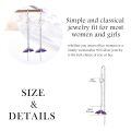 wholesale 925 Sterling Silver Mermaid Tail Drop Pearl Earrings  for Her-0-4