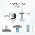 wholesale 925 Sterling Silver Turquoise Mountain Pendant Necklaces for Men & Women-0-3