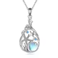 wholesale 925 Sterling Silver Larimar Teardrop Starfish Ocean Jewelry Necklace for Women-0-0